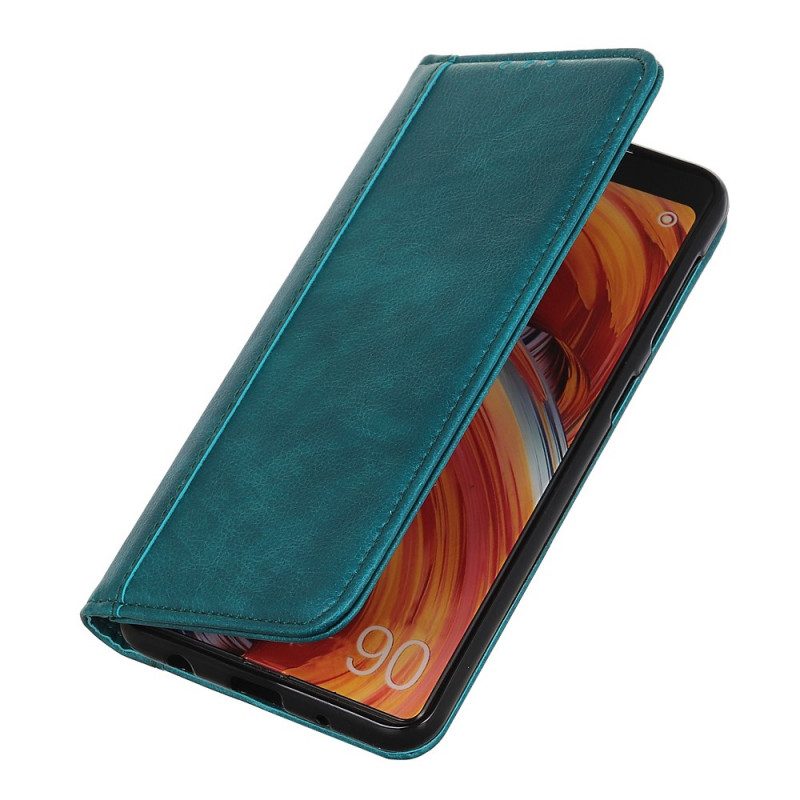 Bescherming Hoesje voor Huawei Nova 9 Folio-hoesje Elegantie Split Litchi Leer