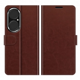 Folio-hoesje voor Huawei P50 Stijl Lederen Ontwerp