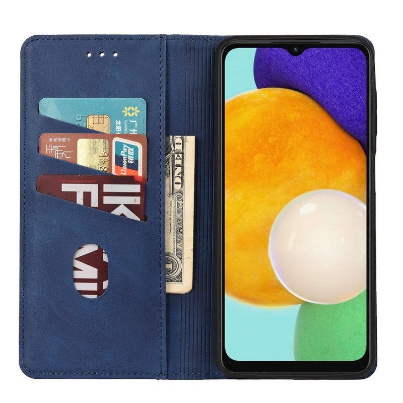 Bescherming Hoesje voor Samsung Galaxy A13 5G / A04s Folio-hoesje Leer Textuur