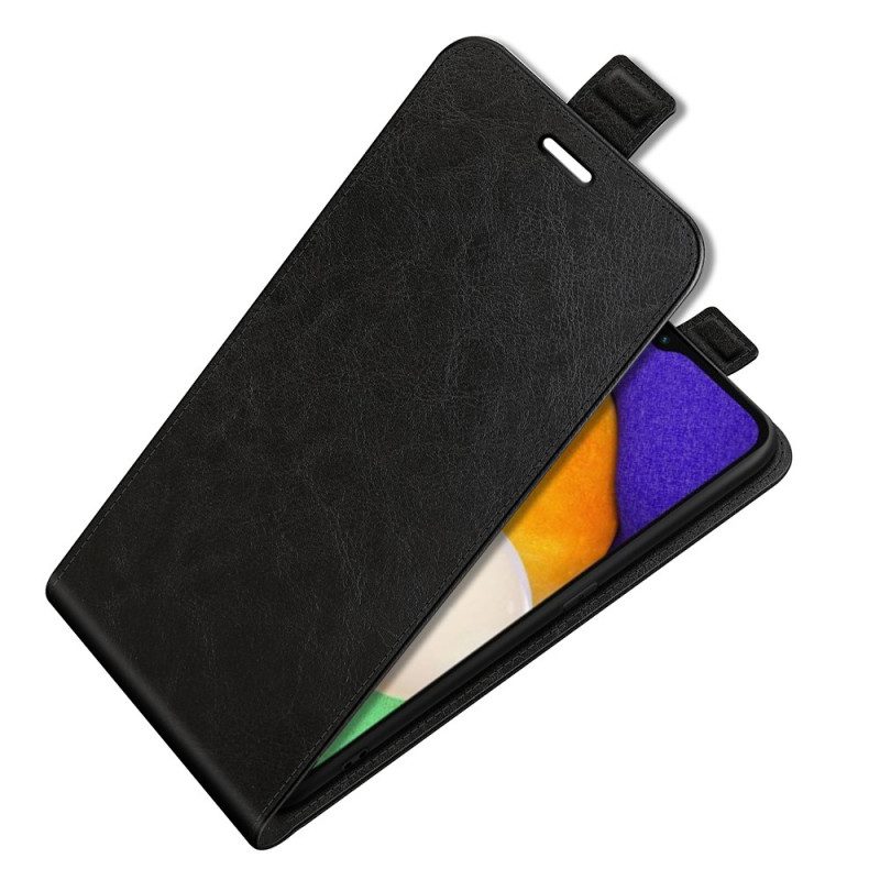 Folio-hoesje voor Samsung Galaxy A13 5G / A04s Flip Case Afneembare Kaarthouder Van Koolstofvezel