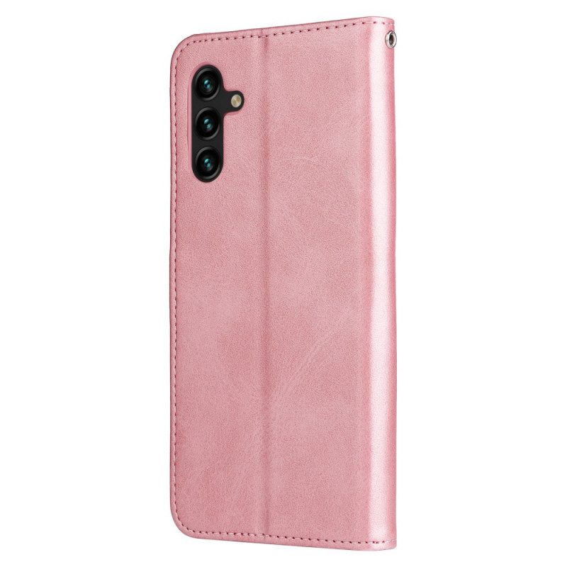 Folio-hoesje voor Samsung Galaxy A13 5G / A04s Gehard Glas Hallo