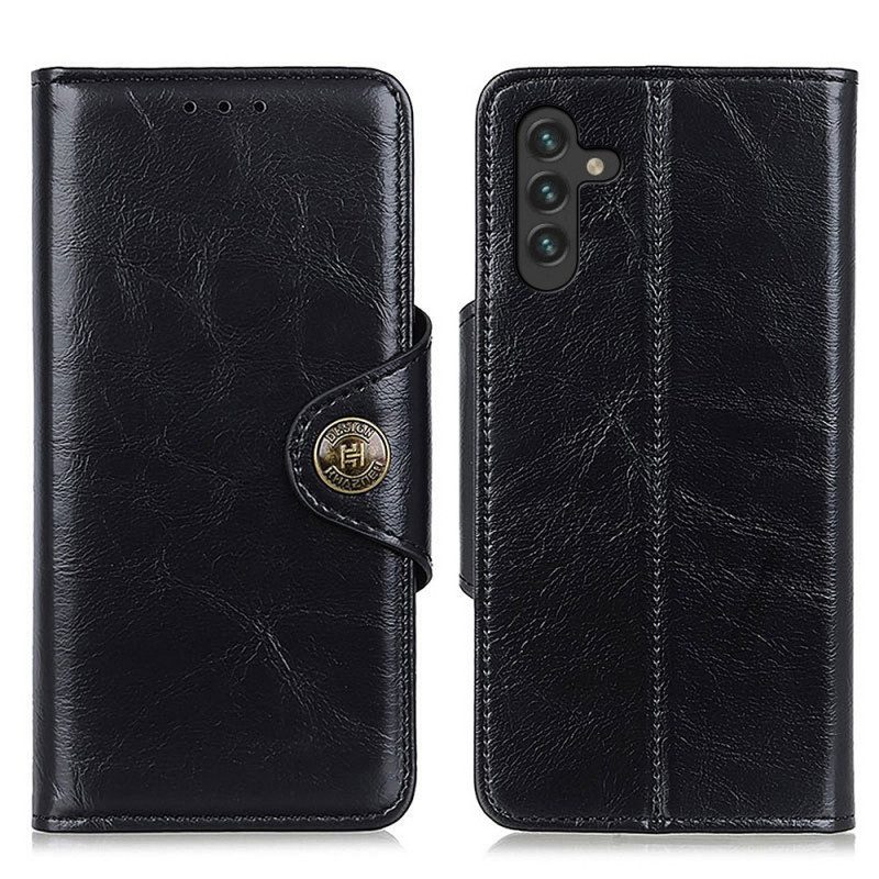 Folio-hoesje voor Samsung Galaxy A13 5G / A04s Riem Rozen