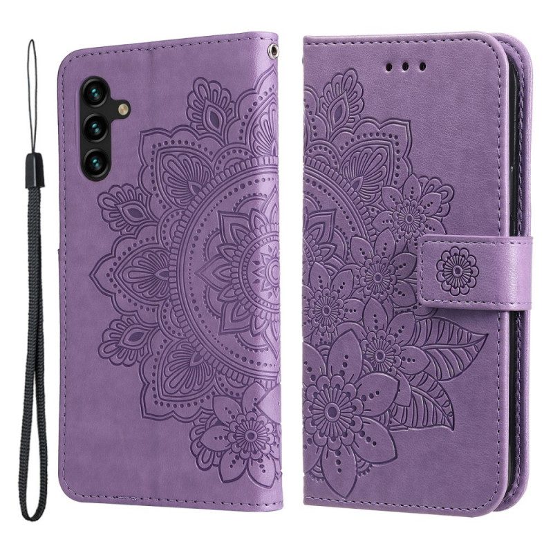 Folio-hoesje voor Samsung Galaxy A13 5G / A04s String Safari Dieren