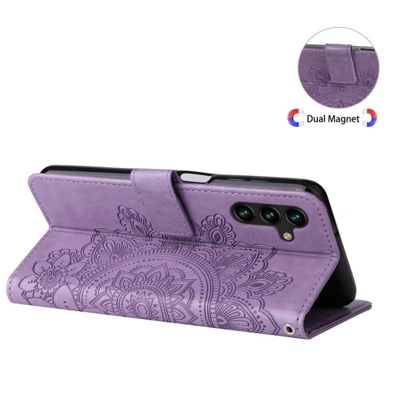 Folio-hoesje voor Samsung Galaxy A13 5G / A04s String Safari Dieren