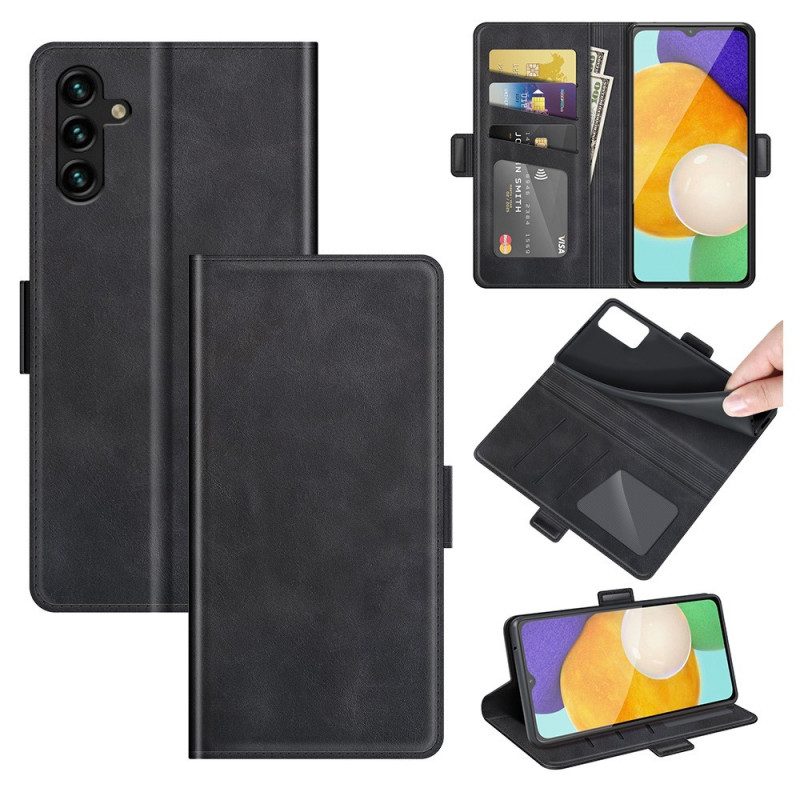 Folio-hoesje voor Samsung Galaxy A13 5G / A04s Vintage Binfen-kleur