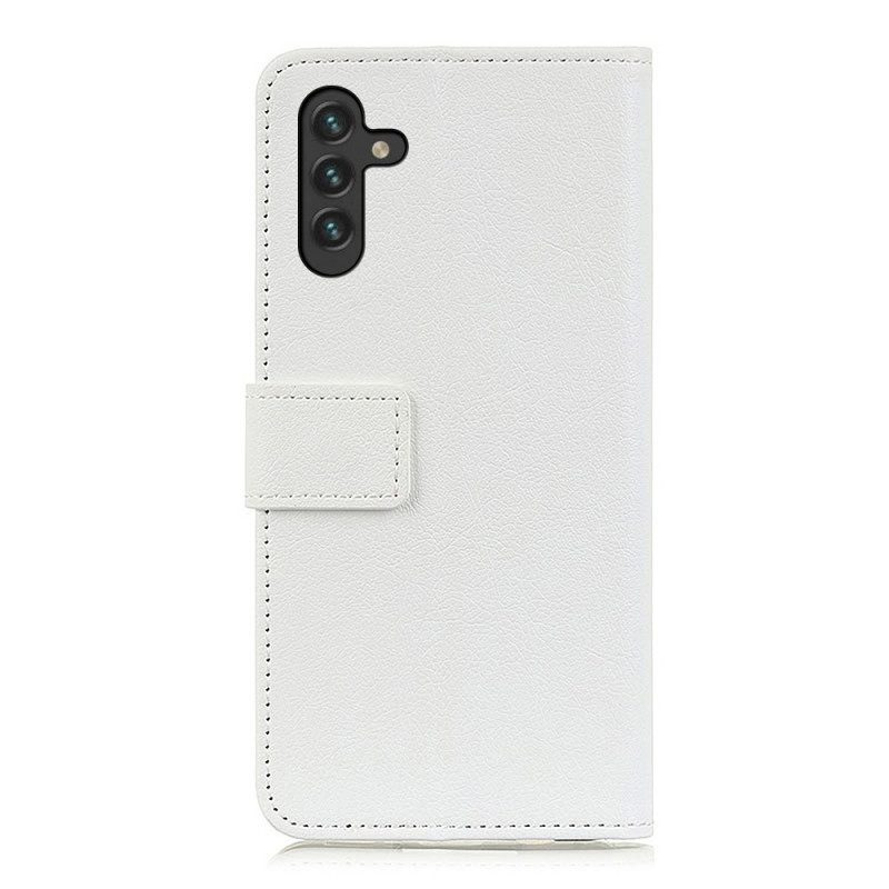 Leren Hoesje voor Samsung Galaxy A13 5G / A04s Tijger Print