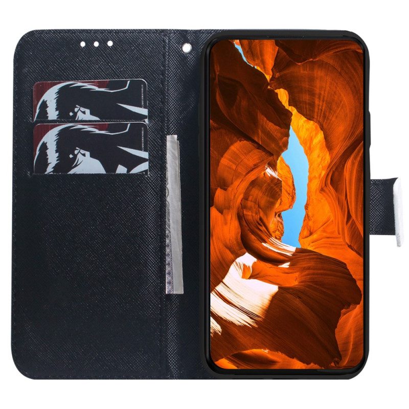 Flip Case Leren Oppo Reno 12 5g Puppydroom