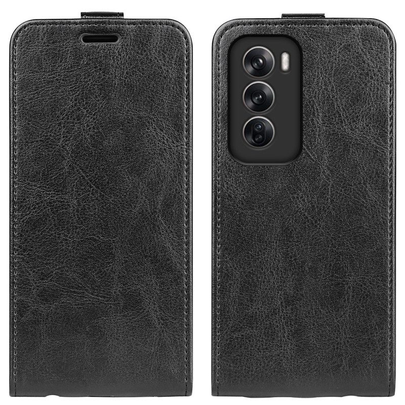 Flip Case Leren Oppo Reno 12 5g Verticale Klep