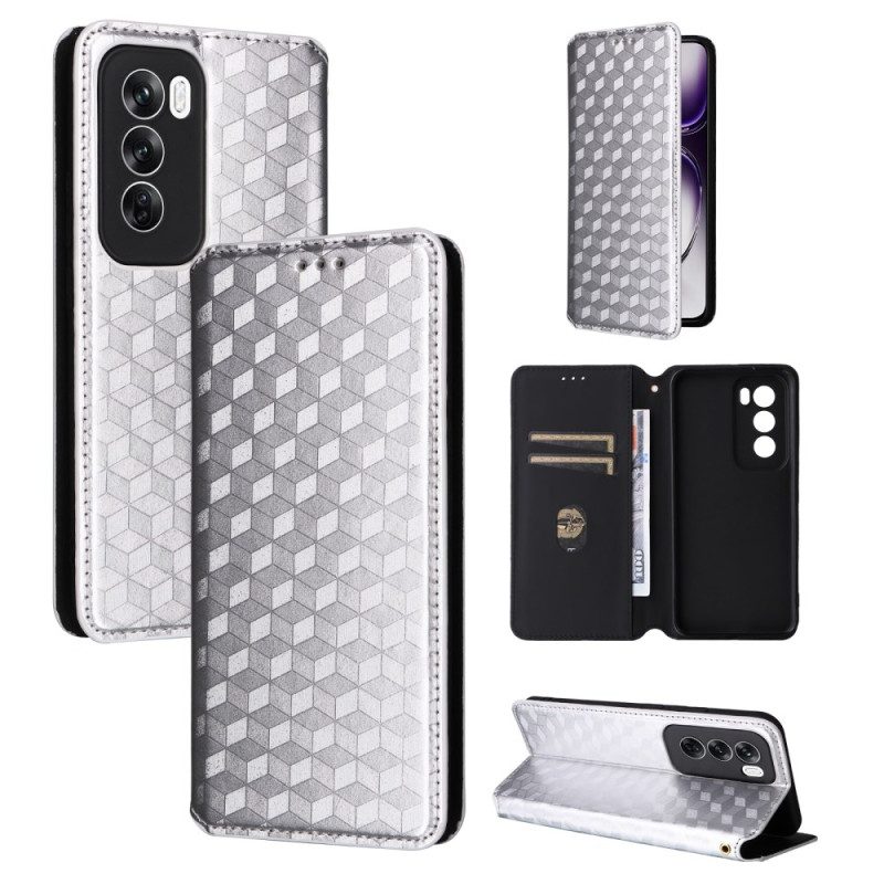 Folio-hoesje Oppo Reno 12 5g 3d-diamanten