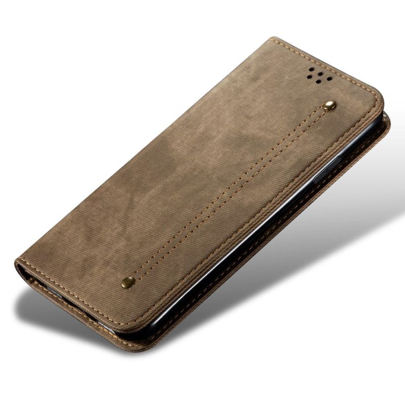 Folio-hoesje Oppo Reno 12 5g Jeansstof