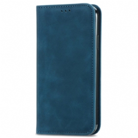 Folio-hoesje Oppo Reno 12 5g Suède-effect Bescherming Hoesje