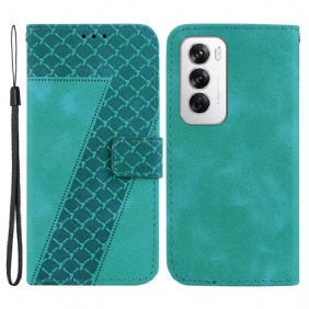 Leren Hoesje Voor Oppo Reno 12 5g Uitvoering 7