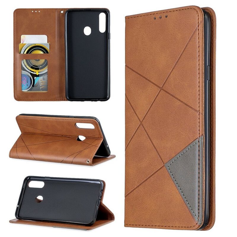 Bescherming Hoesje voor Samsung Galaxy A20s Folio-hoesje Artistieke Stijl