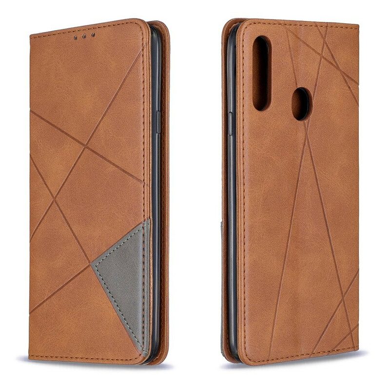 Bescherming Hoesje voor Samsung Galaxy A20s Folio-hoesje Artistieke Stijl