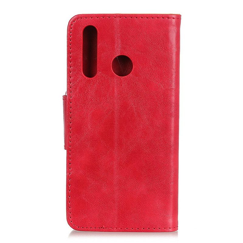 Folio-hoesje voor Samsung Galaxy A20s Flip Case Dubbelzijdige Magnetische Flap