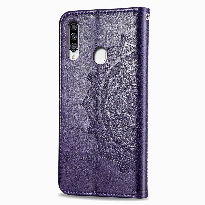 Leren Hoesje voor Samsung Galaxy A20s Mandala Middeleeuwen