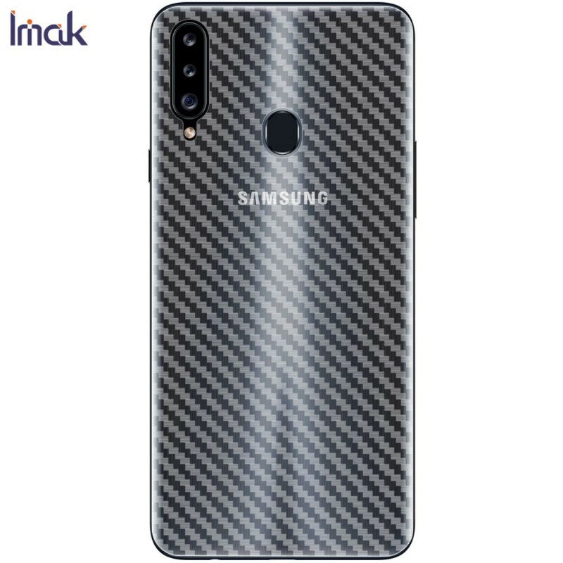 Rugbeschermfolie Voor Samsung Galaxy A20S Carbon Style Imak