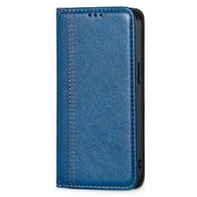 Bescherming Hoesje voor Xiaomi 12 Pro Folio-hoesje Vintage Leereffect