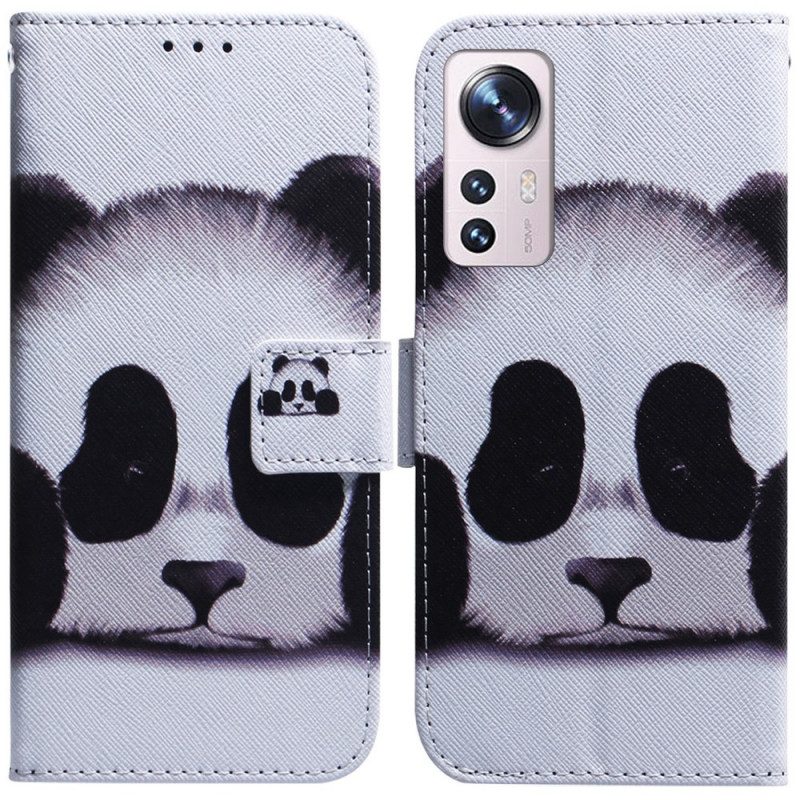 Folio-hoesje voor Xiaomi 12 Pro Panda