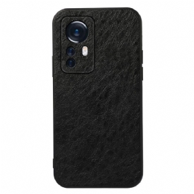 Hoesje voor Xiaomi 12 Pro Elegantie Leereffect