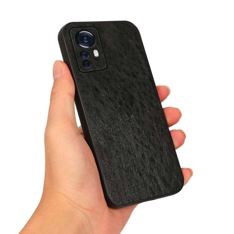 Hoesje voor Xiaomi 12 Pro Elegantie Leereffect