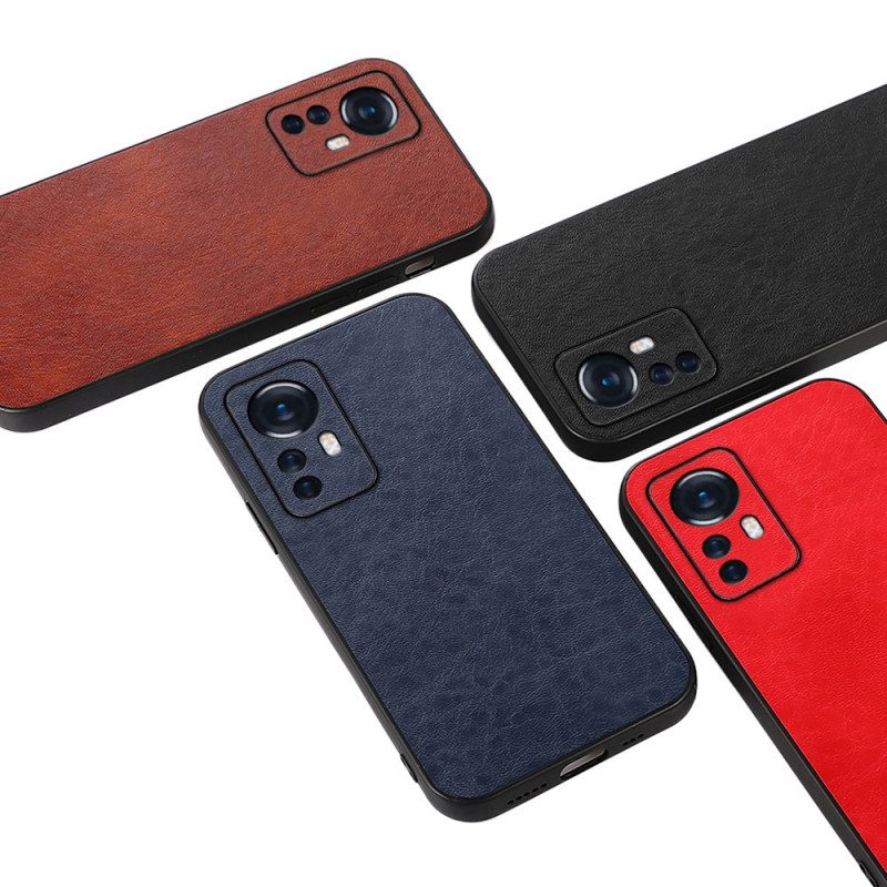 Hoesje voor Xiaomi 12 Pro Elegantie Leereffect