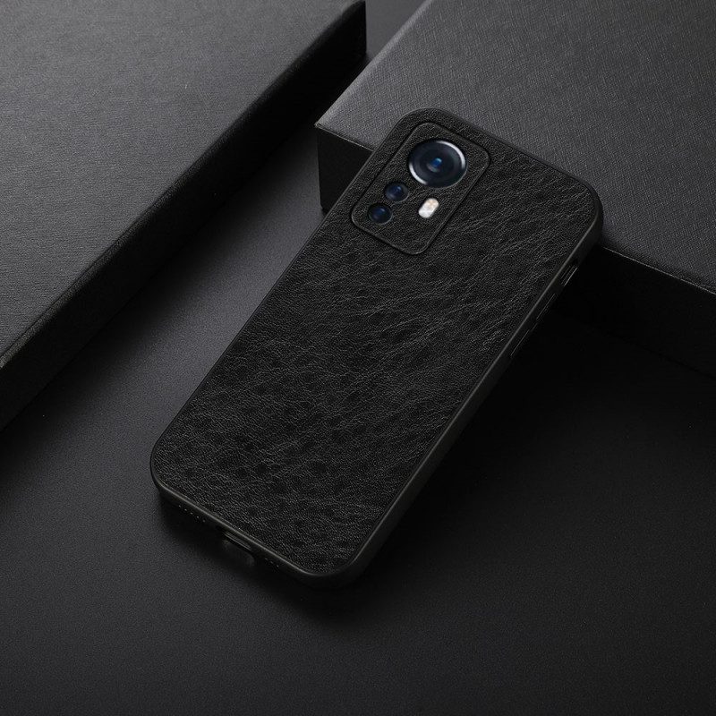 Hoesje voor Xiaomi 12 Pro Elegantie Leereffect