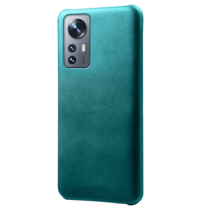 Hoesje voor Xiaomi 12 Pro Leer-effect