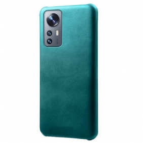 Hoesje voor Xiaomi 12 Pro Leer-effect