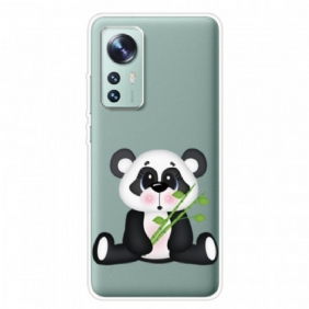 Hoesje voor Xiaomi 12 Pro Leuke Panda Siliconen