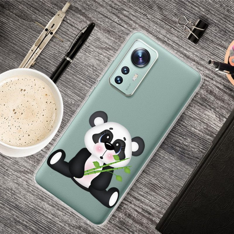 Hoesje voor Xiaomi 12 Pro Leuke Panda Siliconen