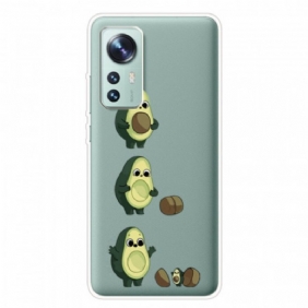 Hoesje voor Xiaomi 12 Pro Siliconen Avocado Leven