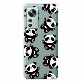 Hoesje voor Xiaomi 12 Pro Siliconen Kleine Panda's