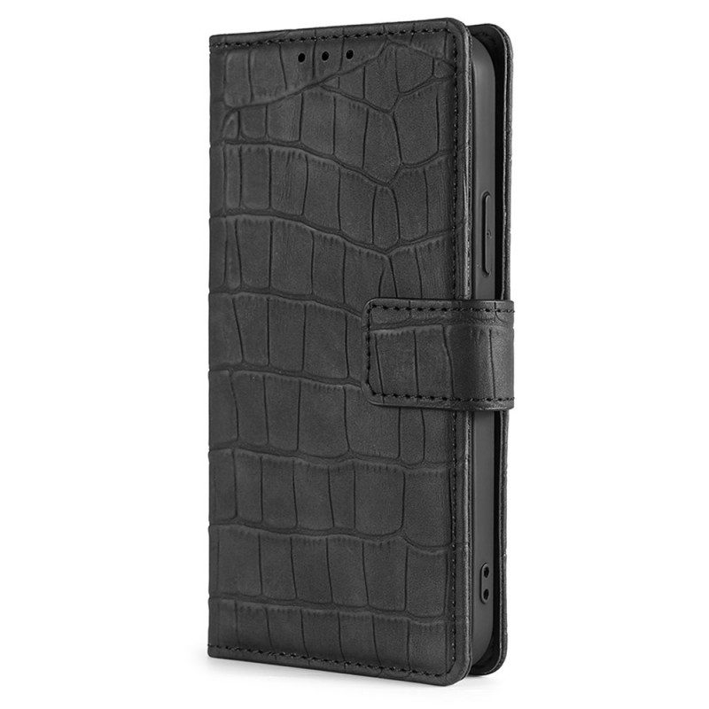 Leren Hoesje voor Xiaomi 12 Pro Skin-touch-krokodil