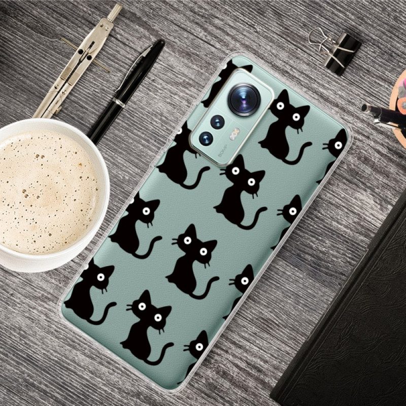 Telefoonhoesje voor Xiaomi 12 Pro Grappige Katten