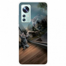 Telefoonhoesje voor Xiaomi 12 Pro Kitten Droom Siliconen