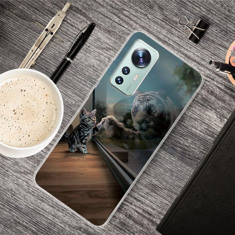 Telefoonhoesje voor Xiaomi 12 Pro Kitten Droom Siliconen