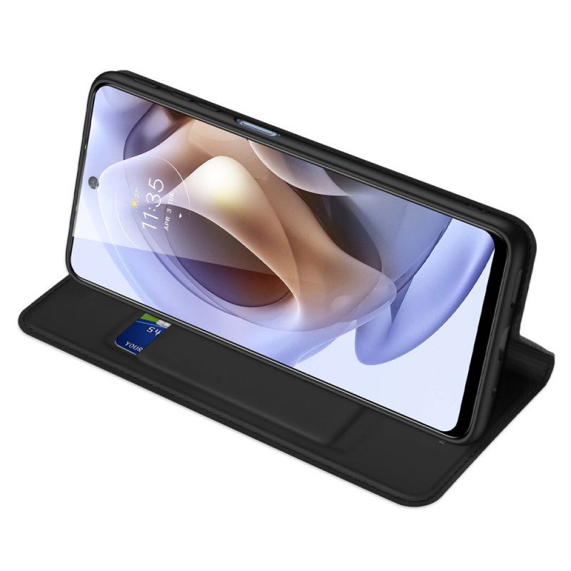 Bescherming Hoesje voor Moto G41 / G31 Folio-hoesje Skinpro Dux Ducis