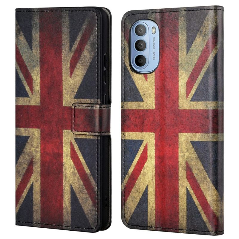 Flip Case voor Moto G41 / G31 Engelse Vlag