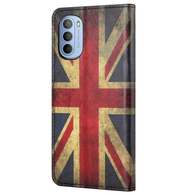 Flip Case voor Moto G41 / G31 Engelse Vlag