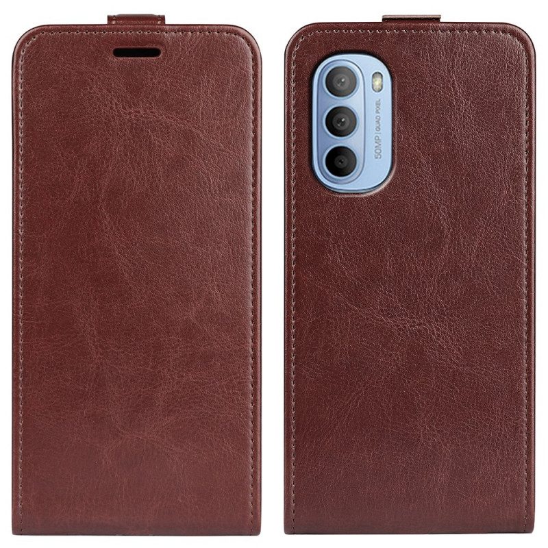 Folio-hoesje voor Moto G41 / G31 Flip Case Retro Opvouwbaar