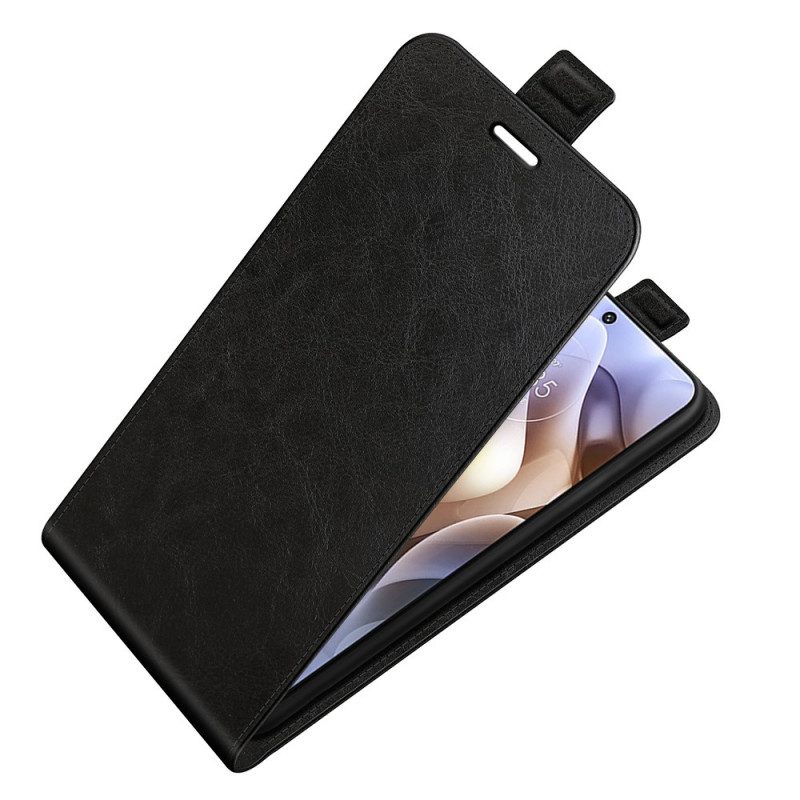 Folio-hoesje voor Moto G41 / G31 Flip Case Retro Opvouwbaar