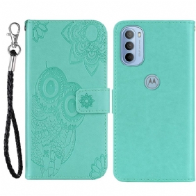 Folio-hoesje voor Moto G41 / G31 Mandala Uil