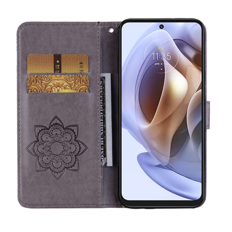 Folio-hoesje voor Moto G41 / G31 Mandala Uil