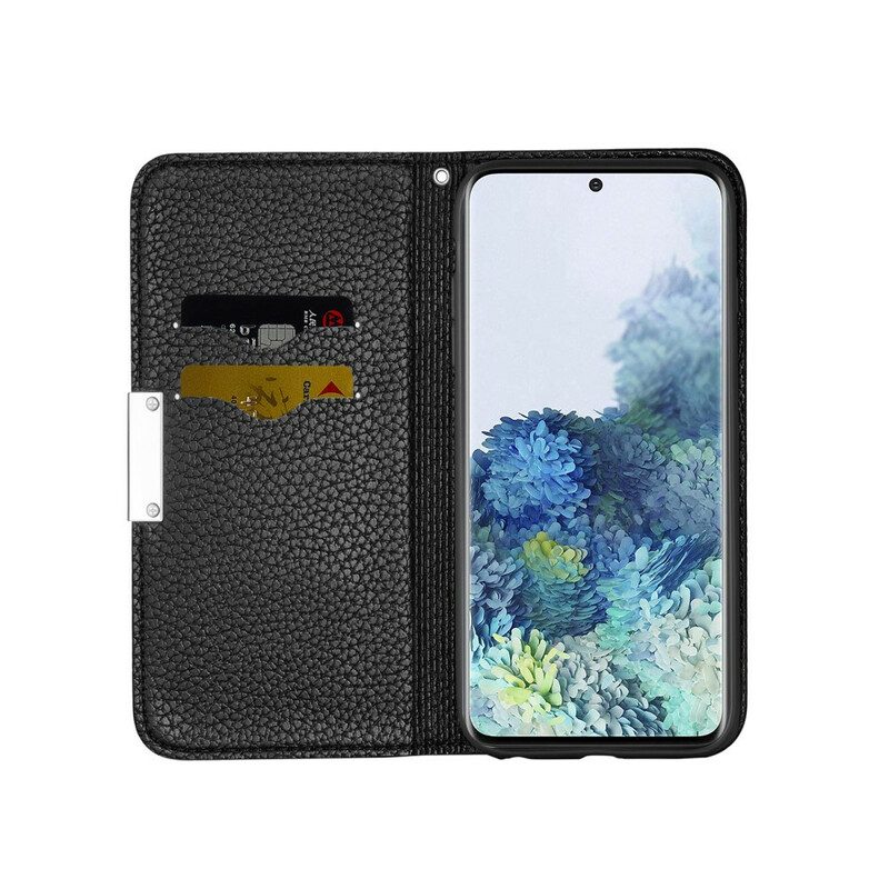 Bescherming Hoesje voor Samsung Galaxy A51 Folio-hoesje Imitatieleer Litchi Ultra Chic