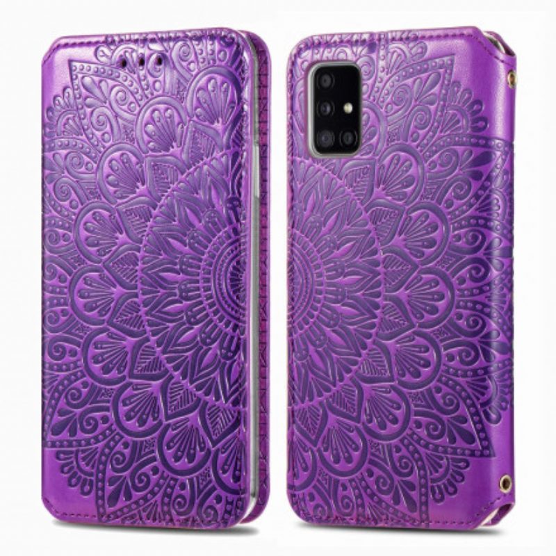 Bescherming Hoesje voor Samsung Galaxy A51 Folio-hoesje Mandala