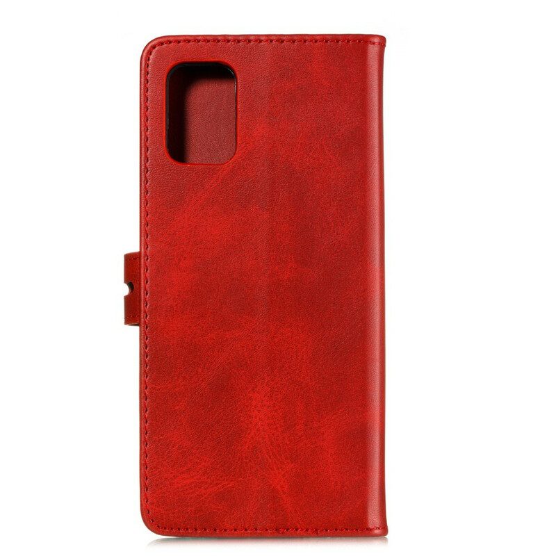 Flip Case voor Samsung Galaxy A51 Kunstleer Katje