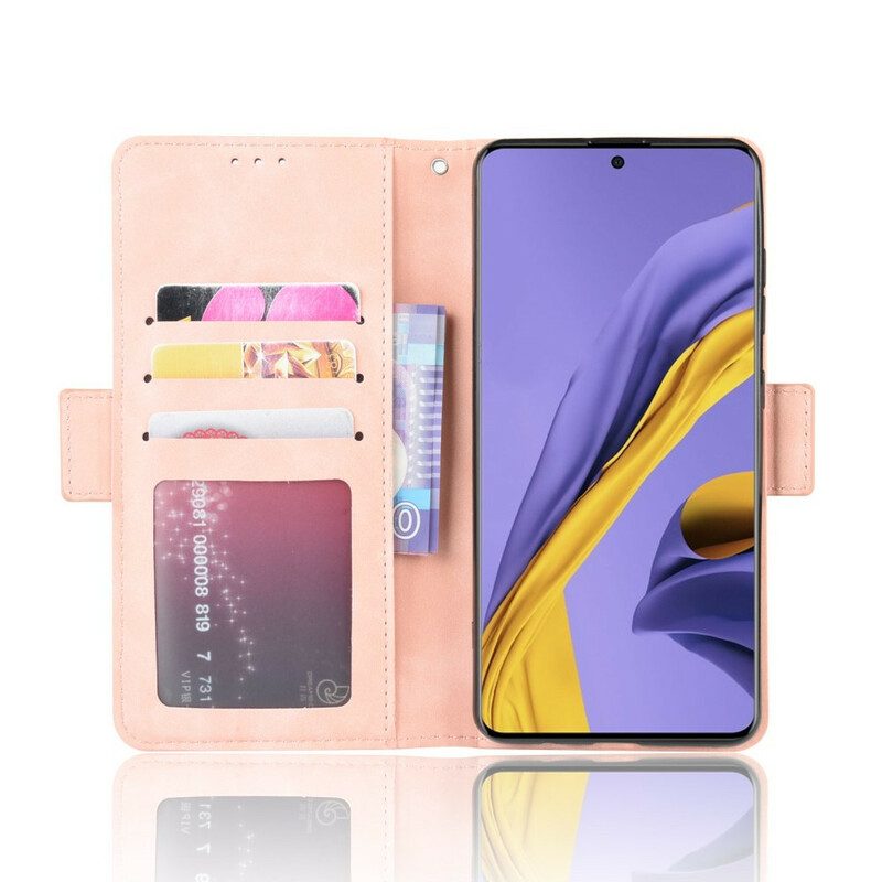 Flip Case voor Samsung Galaxy A51 Premier Class Met Meerdere Kaarten