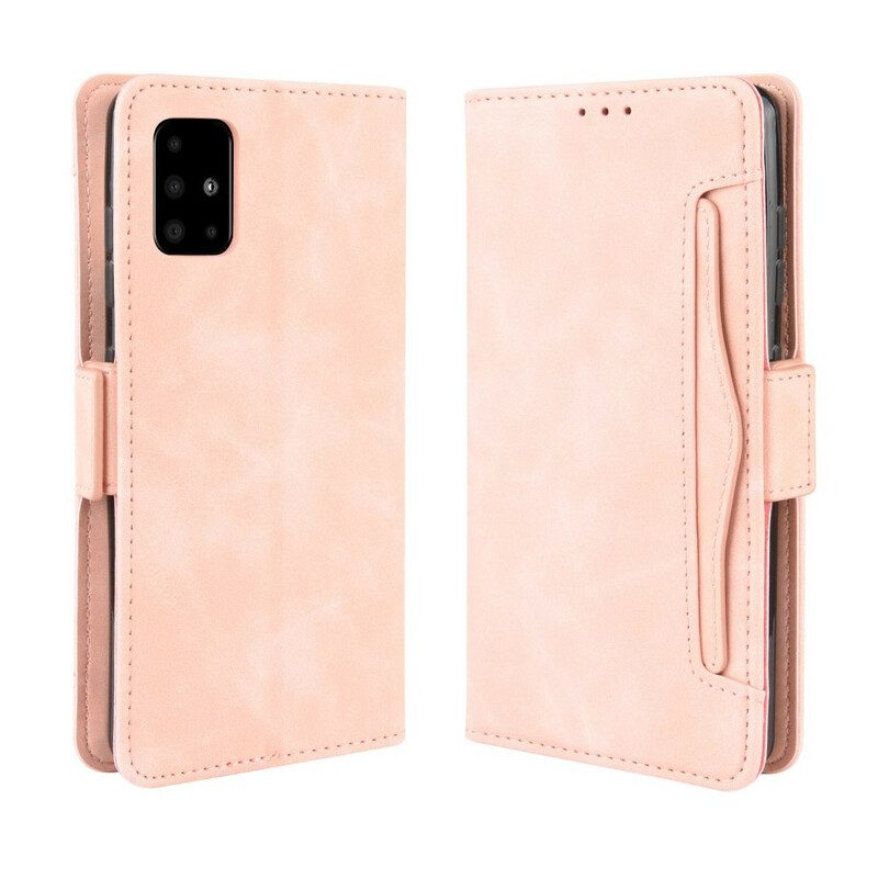 Flip Case voor Samsung Galaxy A51 Premier Class Met Meerdere Kaarten