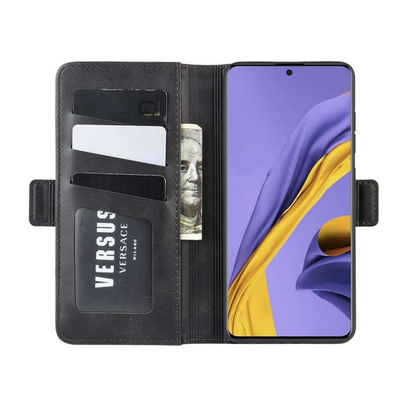 Folio-hoesje voor Samsung Galaxy A51 Flip Case Dubbele Klep